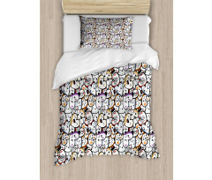 Valentines Day Themed Hearts Duvet Cover Set