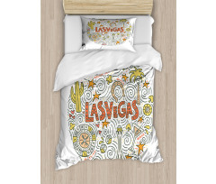 Buildings Simple Design Duvet Cover Set