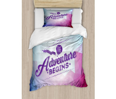 Polygonal Mountains Triangle Duvet Cover Set