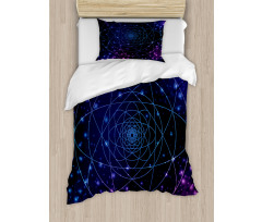 Outer Space Line Art Duvet Cover Set