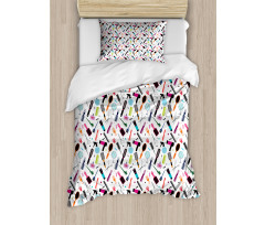 Hair Brushes and Combs Duvet Cover Set