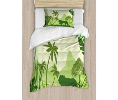 Savannah Flora Fauna Duvet Cover Set