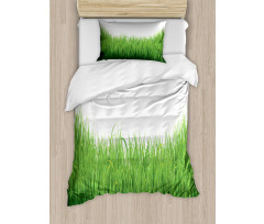 Spring Foliage Pattern Farm Duvet Cover Set