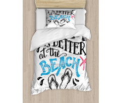 Life is Better at the Beach Duvet Cover Set