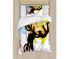 Motocross Rider Duvet Cover Set