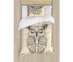 Sleeping Owl Dreams Duvet Cover Set