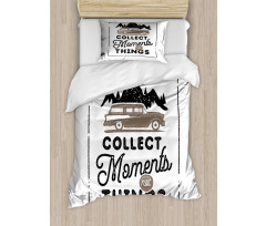 Collect Moments Not Things Duvet Cover Set