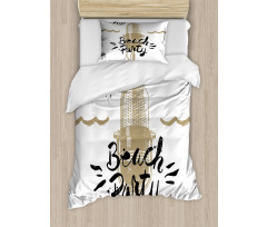 Musical Beach Party Duvet Cover Set