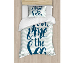 You and Me and the Sea Duvet Cover Set