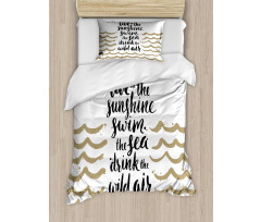 Live in the Sunshine Duvet Cover Set