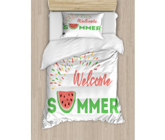 Welcome Summer Theme Duvet Cover Set