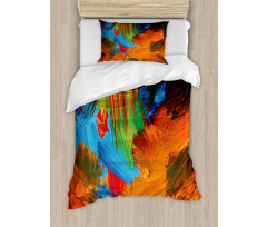 Watercolor Brush Strokes Duvet Cover Set