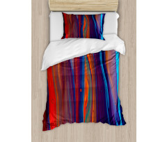 Close up of Oil Painting Duvet Cover Set