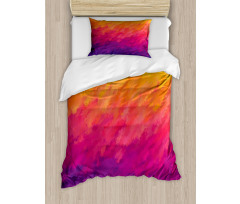 Watercolor Style Ombre Duvet Cover Set