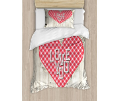 Valentines Day Themed Heart Duvet Cover Set