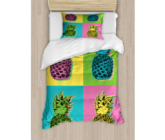 Colorful Summer Pop Art Duvet Cover Set