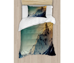 Winter Landscape Panorama Duvet Cover Set