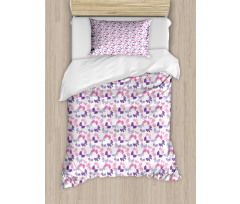 Simplistic Geometry Bugs Duvet Cover Set