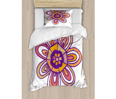 7 Petal Lonely Flower Duvet Cover Set