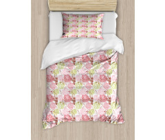 Rose Bouquetnd SakurTree Duvet Cover Set