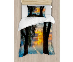 Sunrise over the Lake Duvet Cover Set