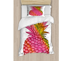 Tropical Organic Fruit Duvet Cover Set