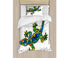 Mosaic Style Stained Glass Duvet Cover Set