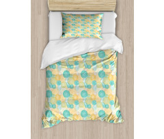 Silhouette Petals Nature Duvet Cover Set