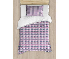 Ornamental Grid Pattern Duvet Cover Set