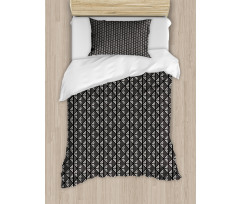 Short Lines Triangle Arrows Duvet Cover Set