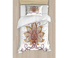 Flowers Motif Duvet Cover Set