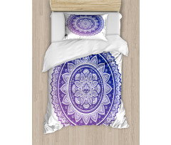 Flourishing Petals Asian Duvet Cover Set