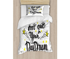 Don't Quit Your Daydream Star Duvet Cover Set