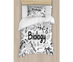 Hand-writing School Lab Duvet Cover Set