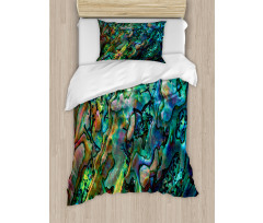 Haliotis Seashell Macro Photo Duvet Cover Set