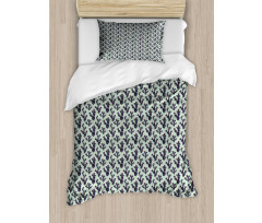 Prickle Plant and Polka Dots Duvet Cover Set