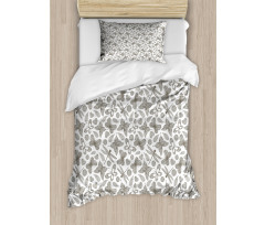 Flourish Heart and Leaves Duvet Cover Set