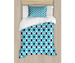 Moroccan Star and Squares Duvet Cover Set