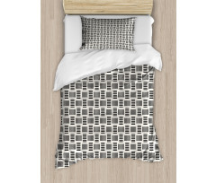 Contemporary Bold Lines Duvet Cover Set