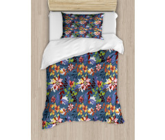 Floral Vintage Spring Duvet Cover Set