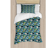 Childish Art Forest Animals Duvet Cover Set