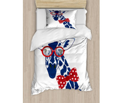 Long Neck with Bowtie Duvet Cover Set