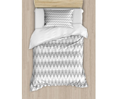 Ziggurat Grey Ombre Duvet Cover Set