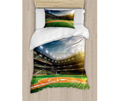 Game Thrill Stadium Photo Duvet Cover Set