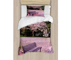 Bench Tree Duvet Cover Set