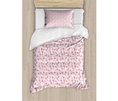 Traditional Romantic Blossom Duvet Cover Set