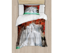 River in the Fall Duvet Cover Set