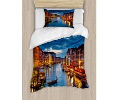 View on Grand Canal Rialto Duvet Cover Set