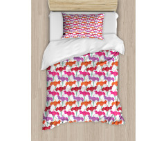 Romantic Petals Design Duvet Cover Set