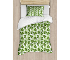 Palms and Monsteras Duvet Cover Set